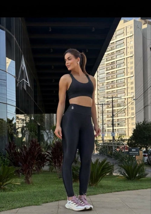 Arpoador Braided Legging Set - Black