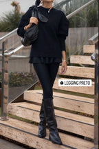 Legging Glossy Preto - LubyLu