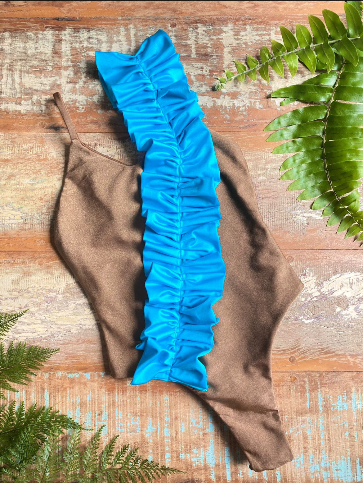 Blue Stripe Swimsuit