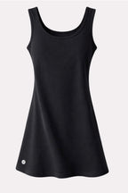 Breeze Glossy Dress Black