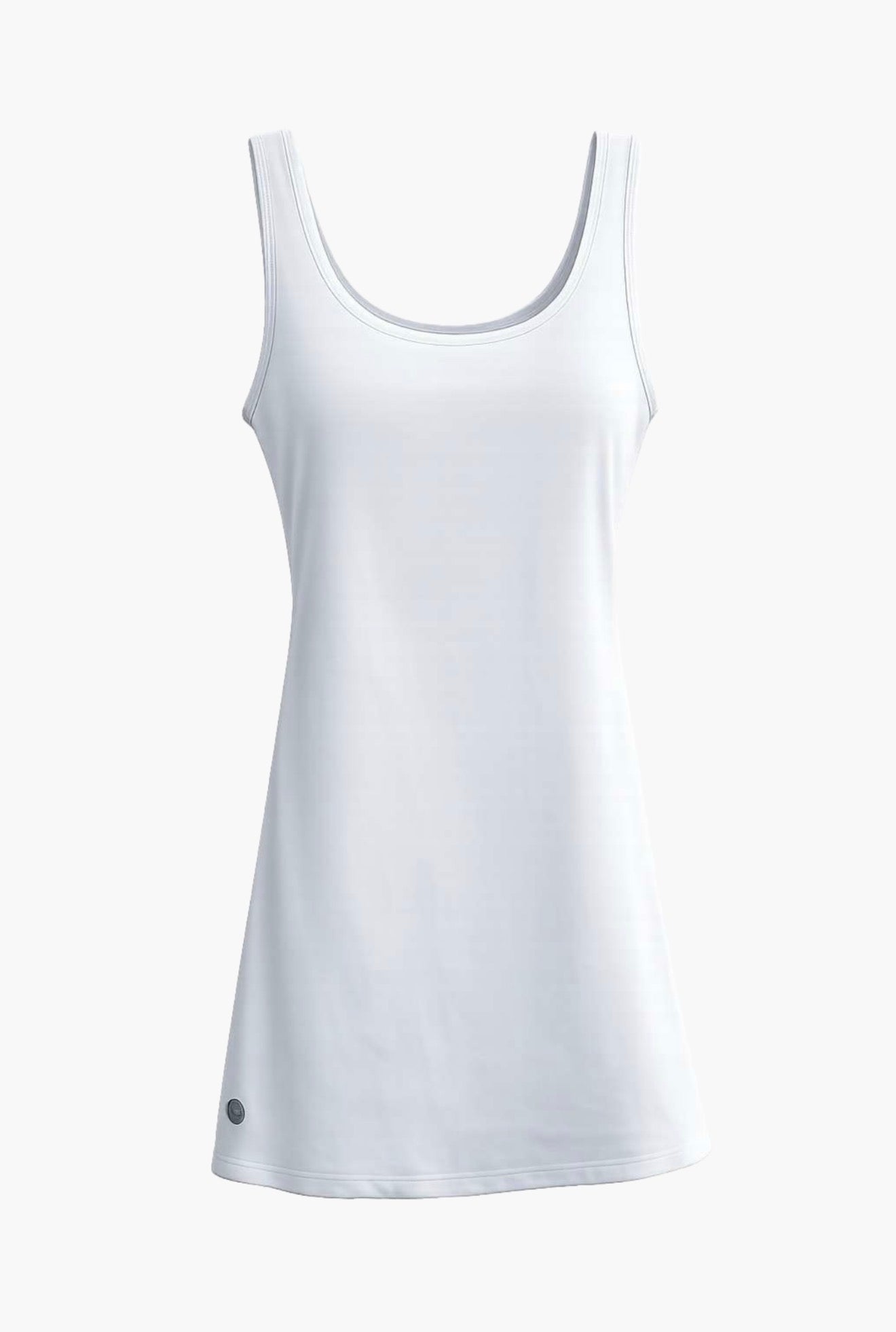 Brisa Glossy Dress White