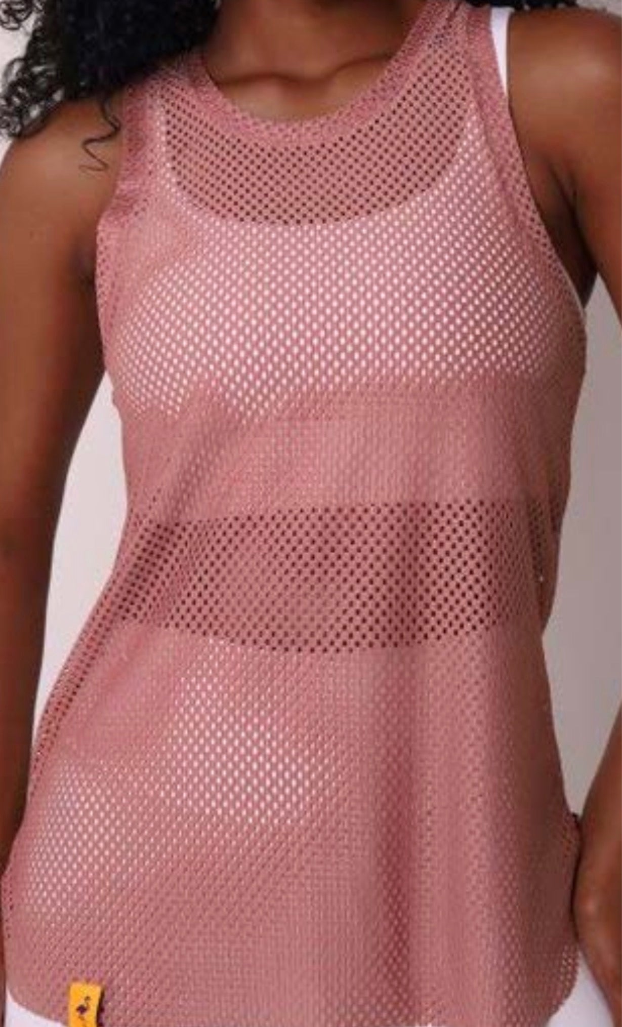 Tank Top Screen Glossy - Rosa Seco