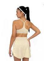 Breeze Draped Top Glossy - Areia