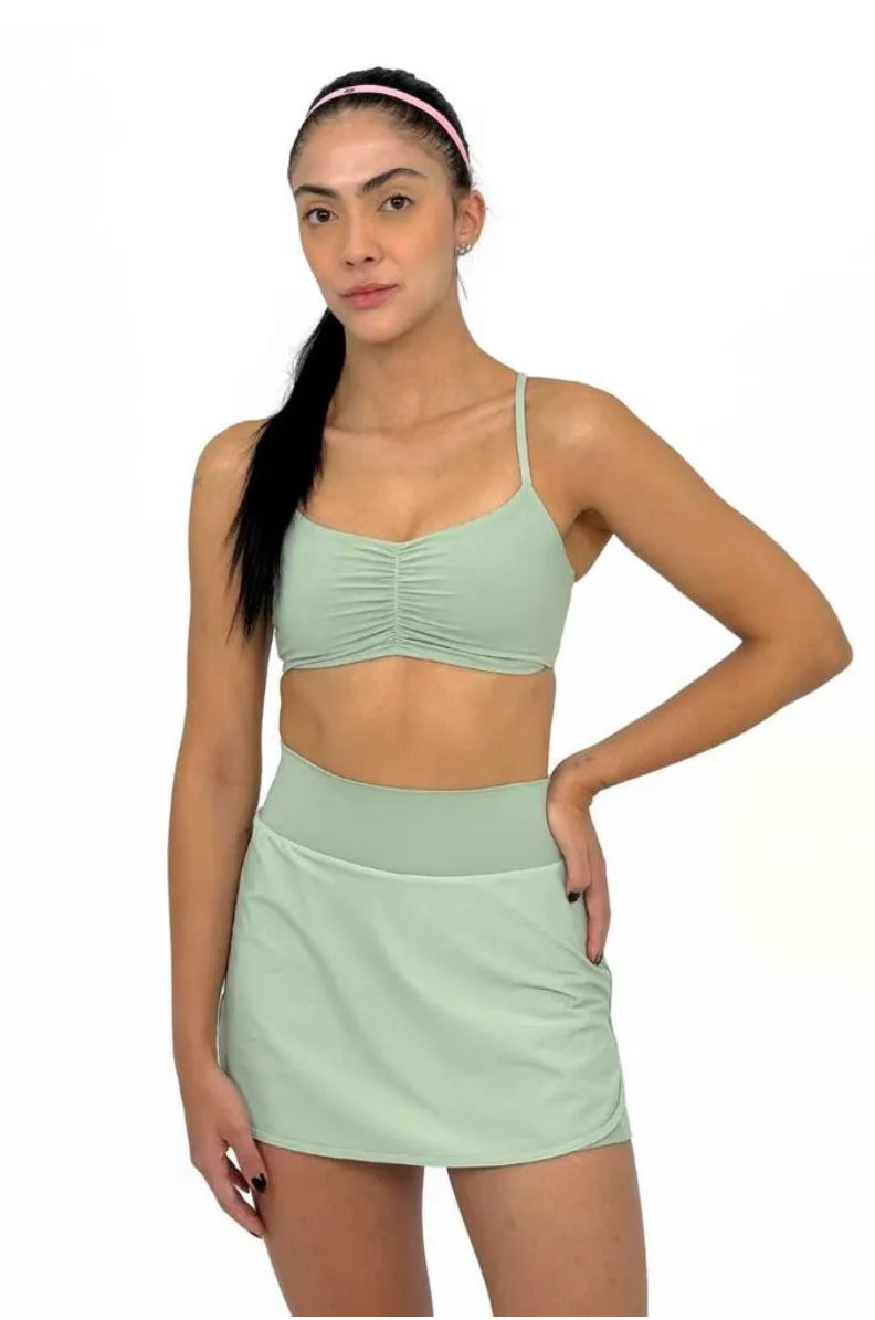 Breeze Drapped Top Glossy - Rosemary