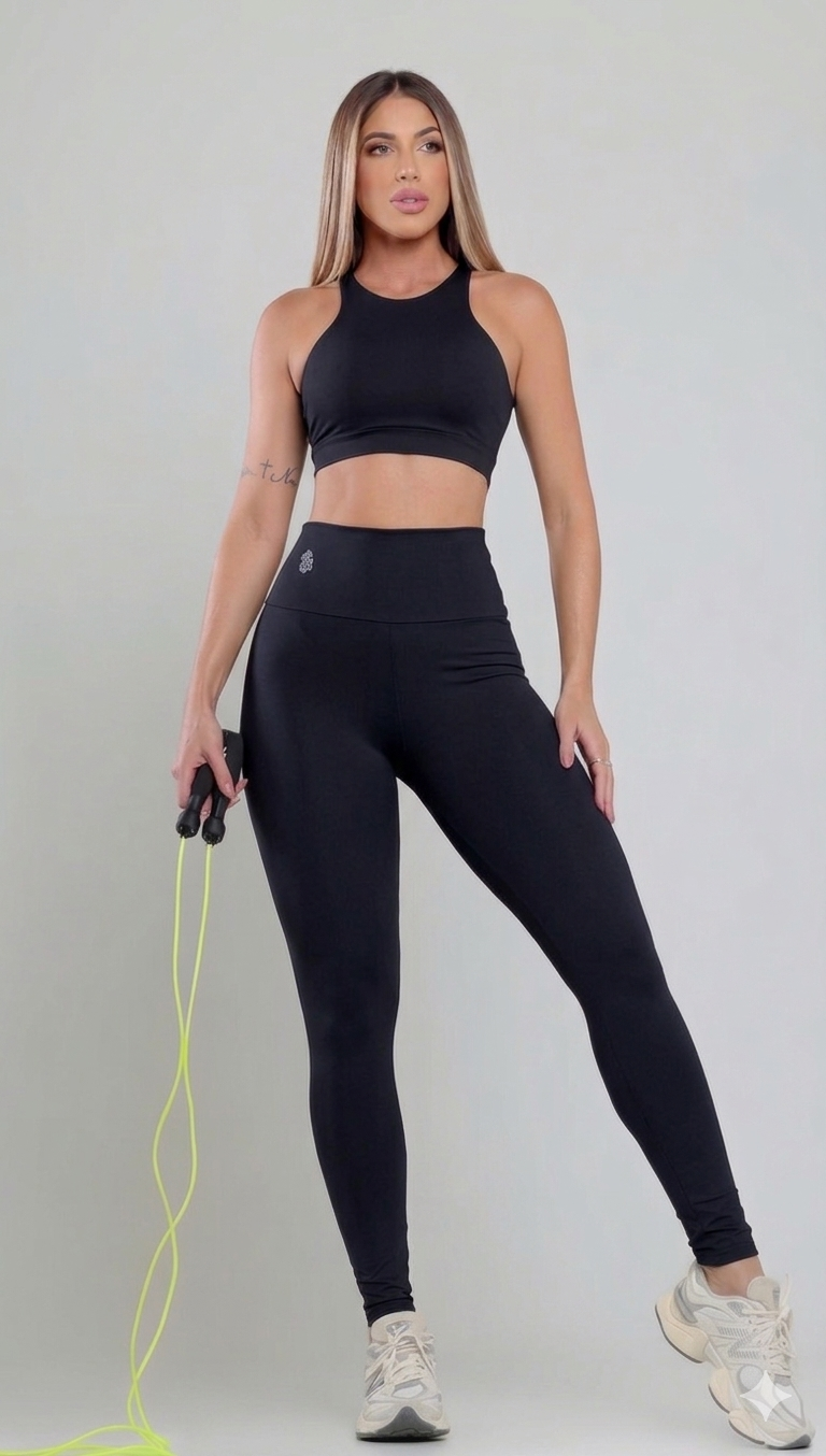 Lapa Arches Legging Set - Black