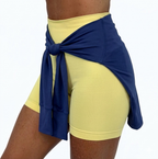 2-in-1 Wrap Crop - Navy