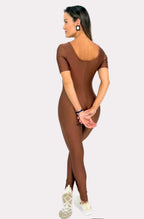Long Jumpsuit Glossy Cookie