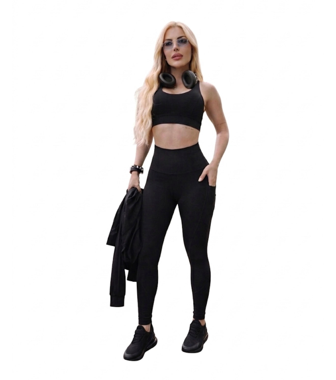 Aura Davila Legging Set - Black