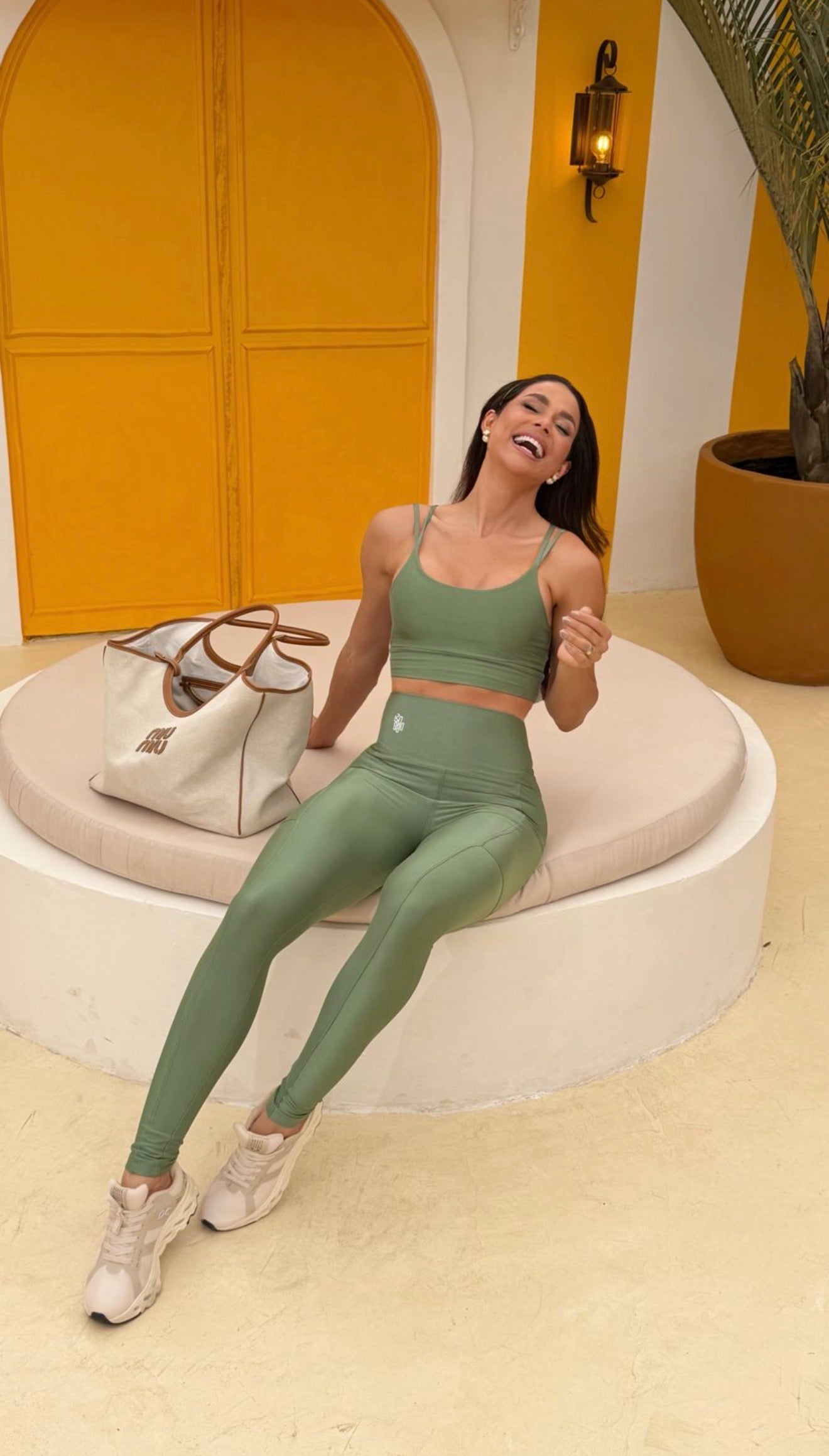 Cosme Legging Set - Spinach