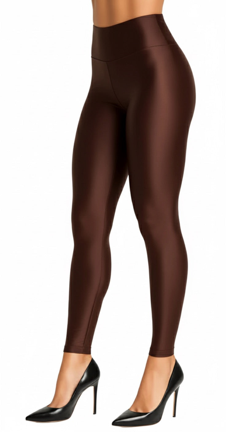 Legging Glossy Coffee