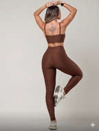 Copacabana Legging Set - Roasted Coffee