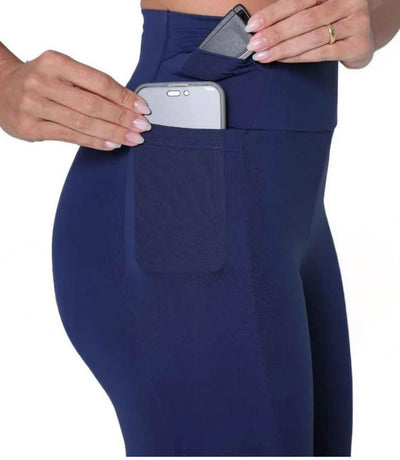 Legging Race Glossy Navy