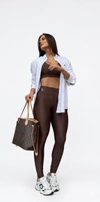 Arpoador Braided Legging Set - Roasted Coffee