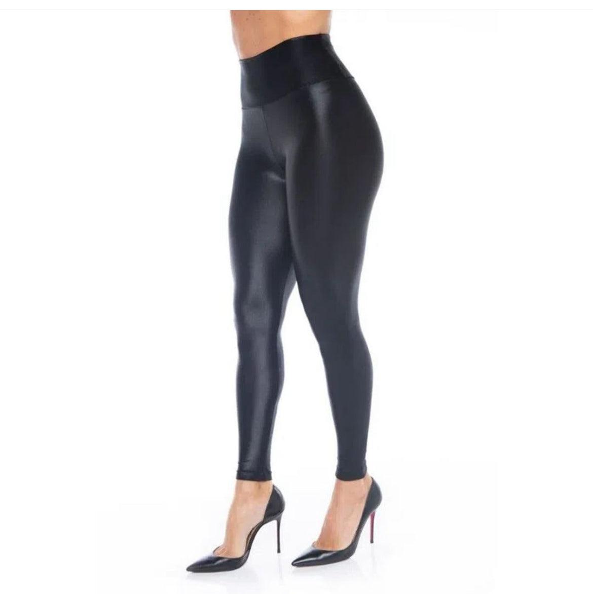 Legging Glossy Cirre Preto - LubyLu