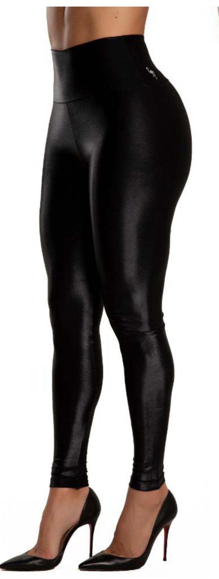 Legging Glossy Cirre Preto - LubyLu