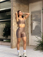 Conrado Shorts Set - Castanho