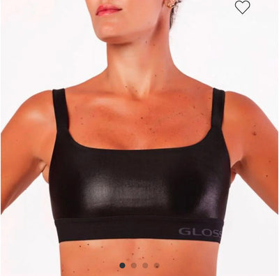 Top Glossy Preto Cirre