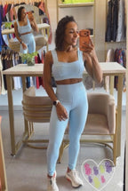 Princess Legging Set - Baby Blue