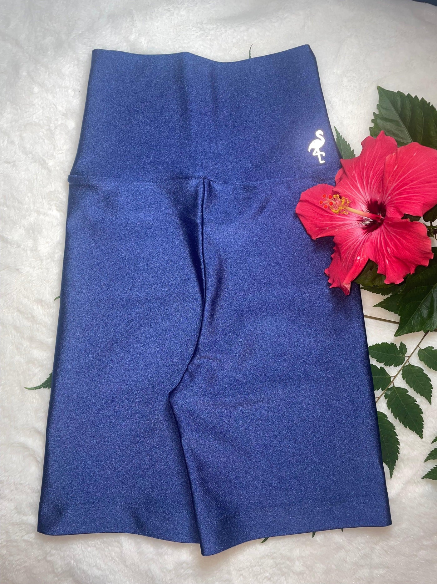 Shorts Glossy  Blue Jeans - LubyLu