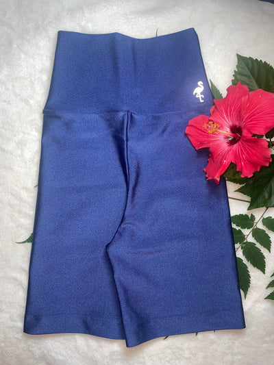 Shorts Glossy  Blue Jeans - LubyLu