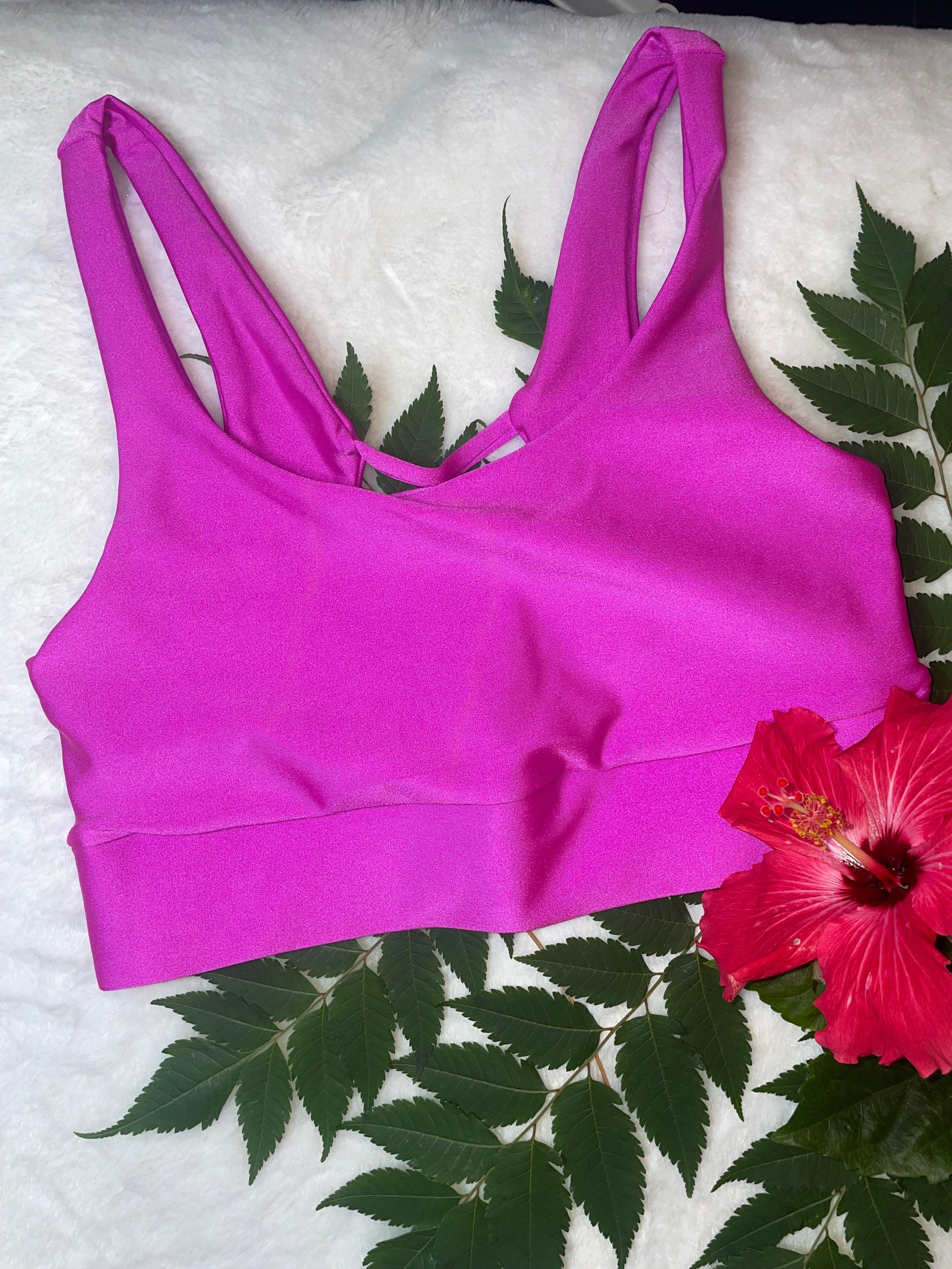 Top Live Glossy Rosa Bikini - LubyLu