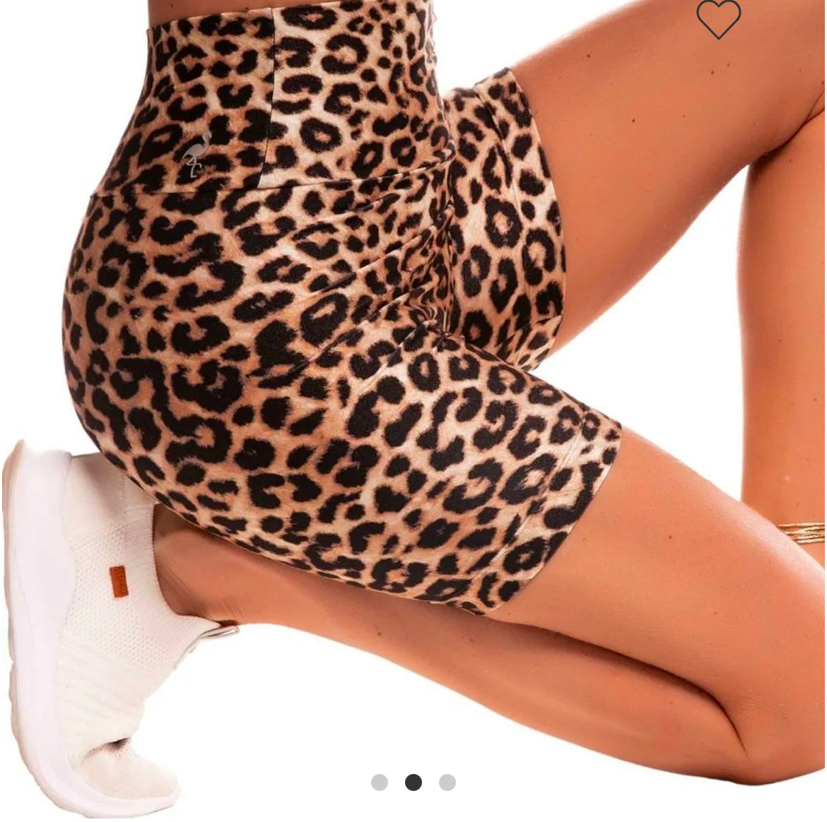 Shorts Glossy Onça