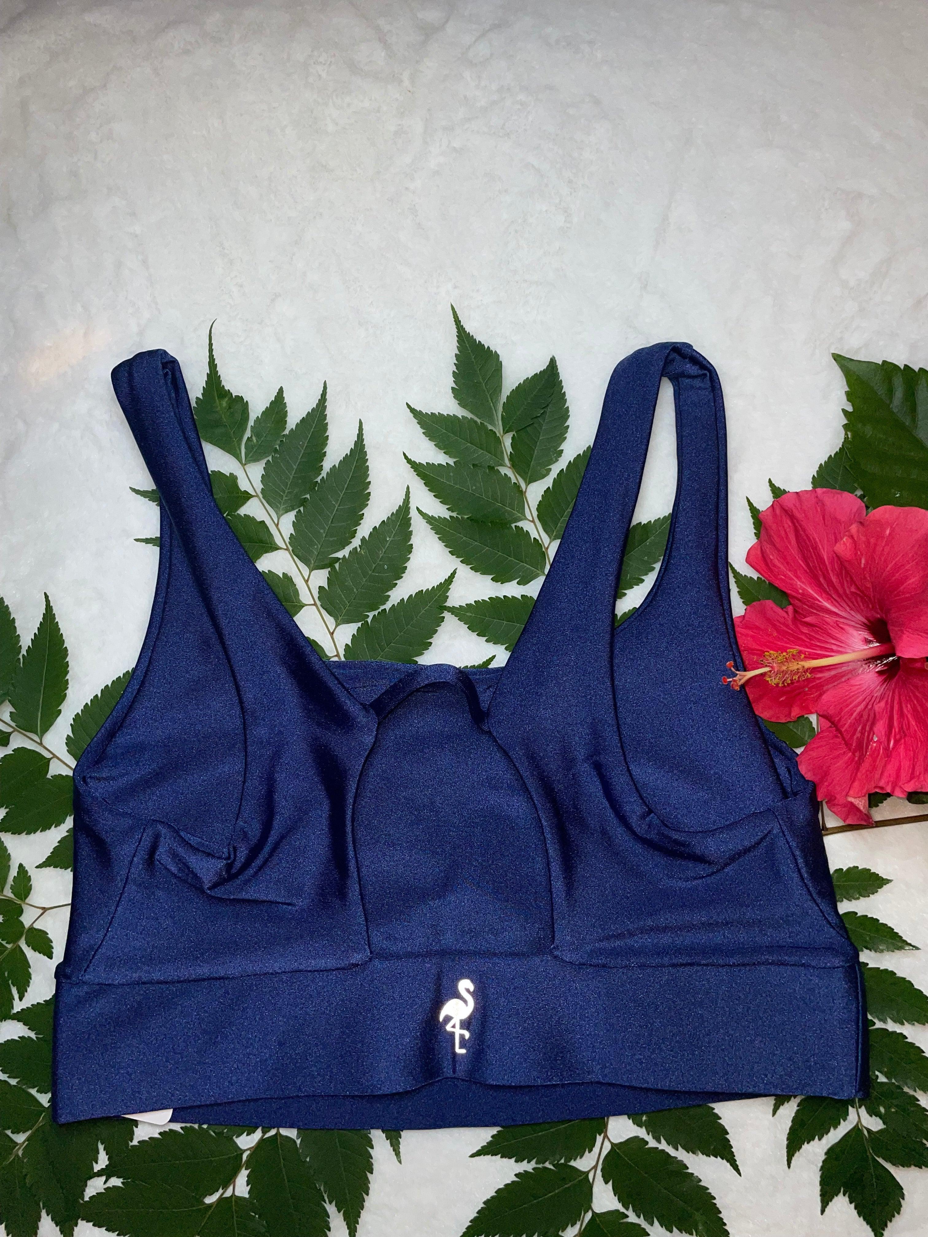 Top Live Glossy Blue Jeans - LubyLu