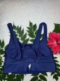 Top Live Glossy Blue Jeans - LubyLu