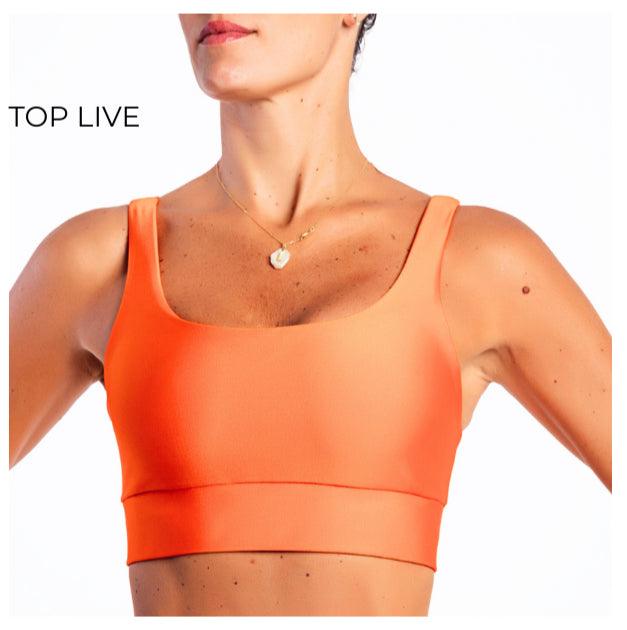 Top Live Glossy Tangerina Neon - LubyLu
