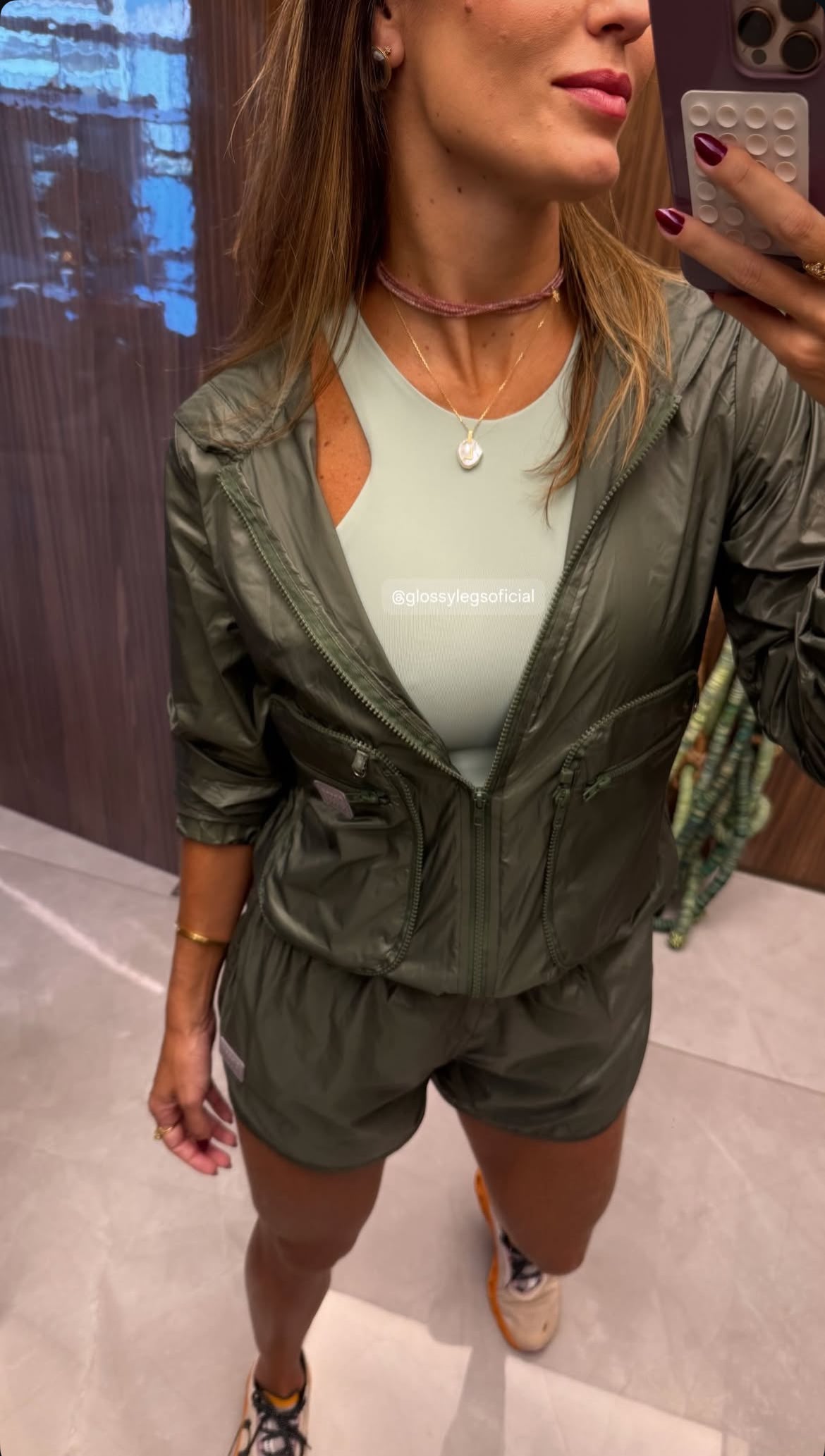 Windbreaker Corta Vento Pocket Croco