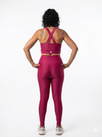 Arpoador Braided Legging Set - Cherry