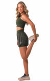Top Trapézio Glossy Croco