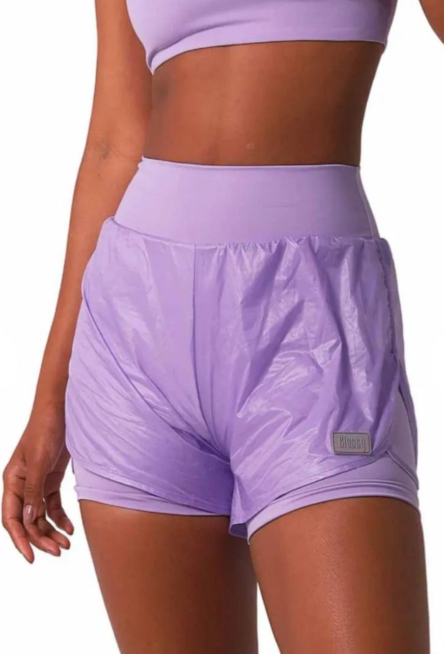 Short Pocket Glossy Lilac