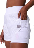 Short Pocket Glossy White