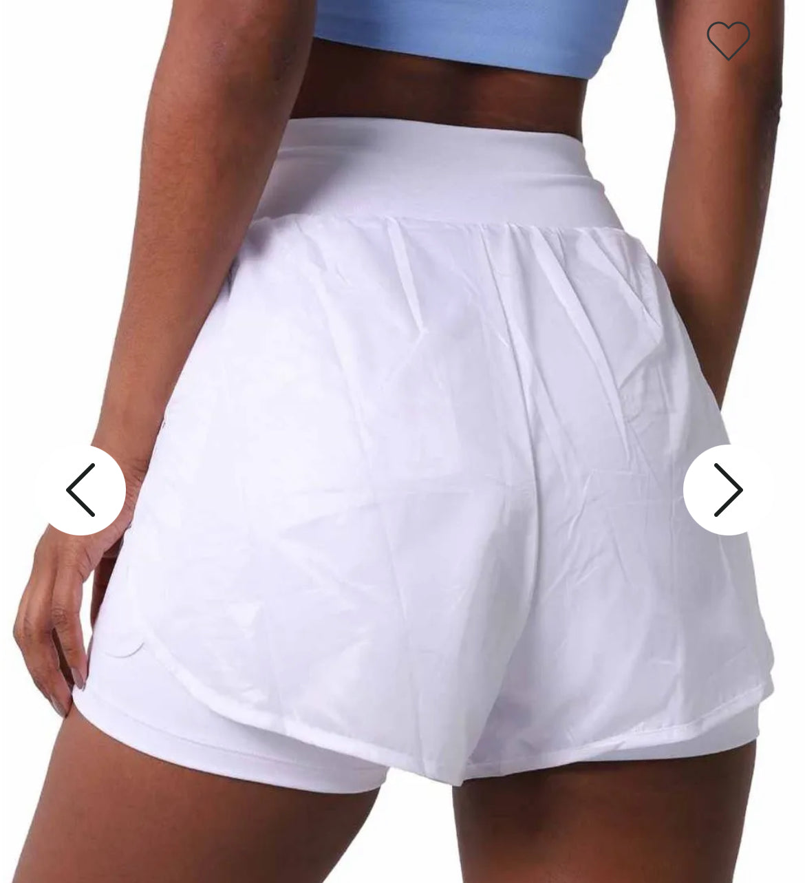 Short Pocket Glossy White