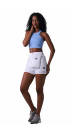 Short Pocket Glossy White