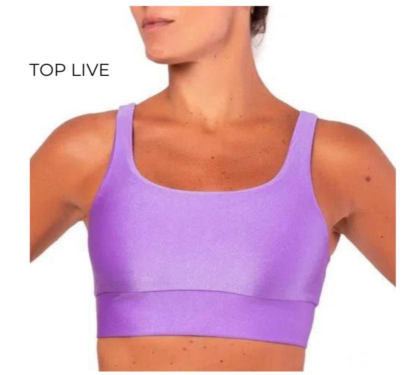 Top Live Glossy Lilás - LubyLu