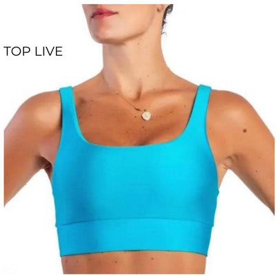 Top Live Glossy Azul Celeste - LubyLu