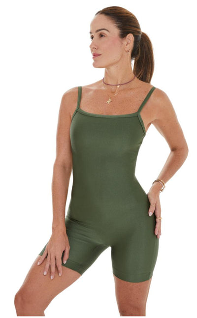 Short Jumpsuit Glossy Croco - LubyLu