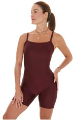 Short Jumpsuit Glossy Barolo - LubyLu