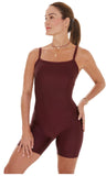 Short Jumpsuit Glossy Barolo - LubyLu