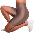 Shorts Glossy Castanho - LubyLu