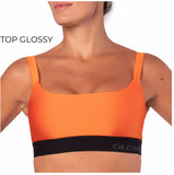 Top Glossy Tangerina Neon - LubyLu