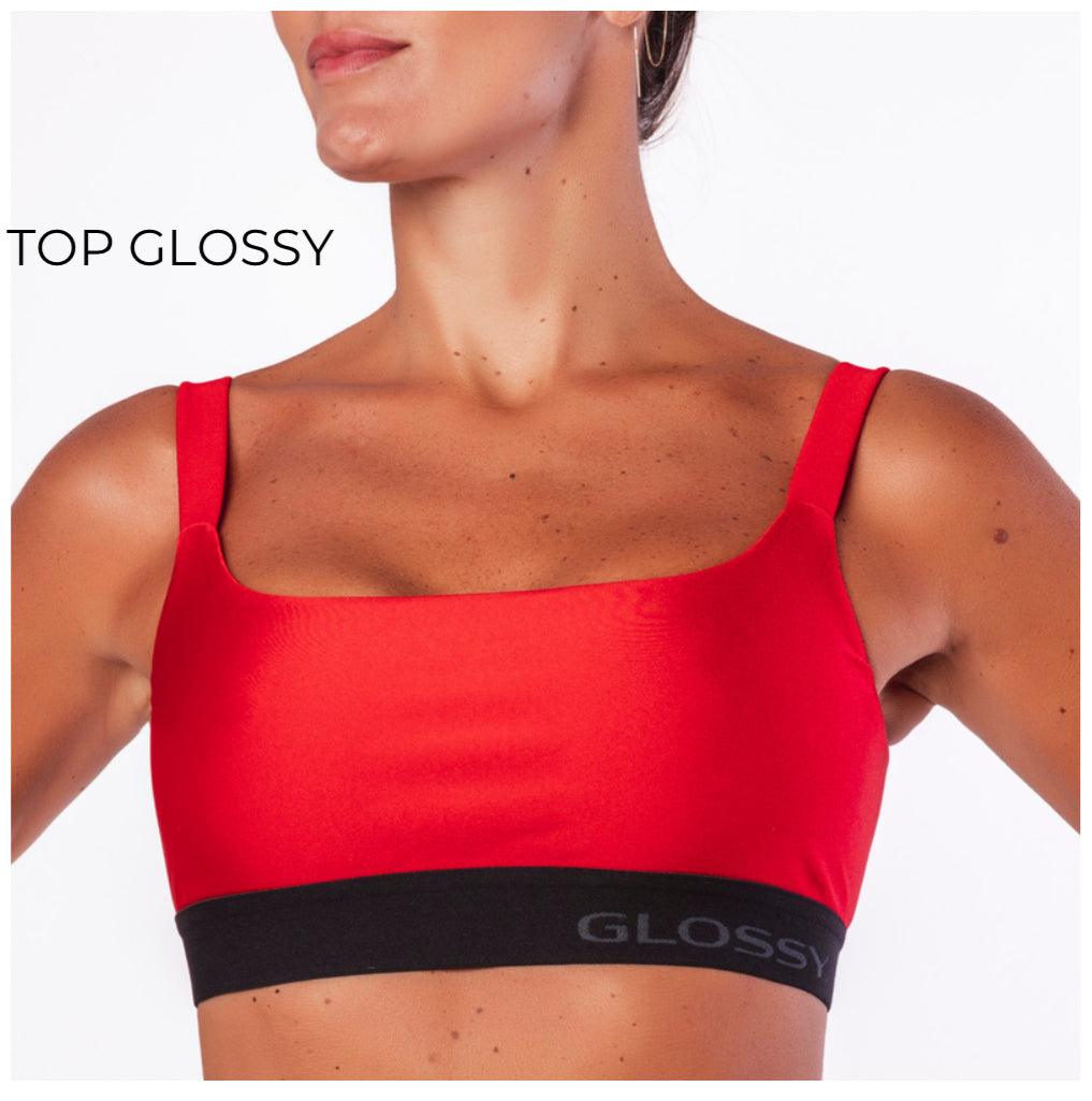 Top Glossy Tomate - LubyLu