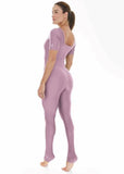 Long Jumpsuit Glossy Satin