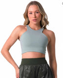 Top Trapézio Glossy Alecrim