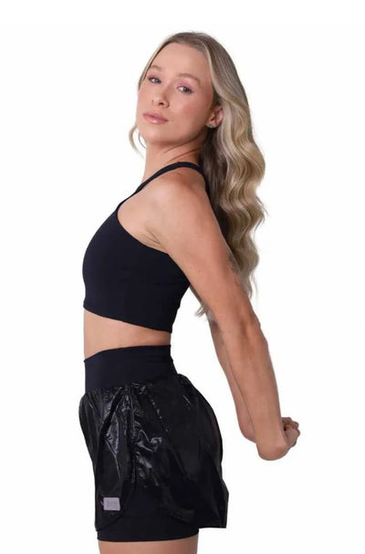 Top Trapézio Glossy Preto