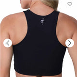 Top Trapézio Glossy Preto