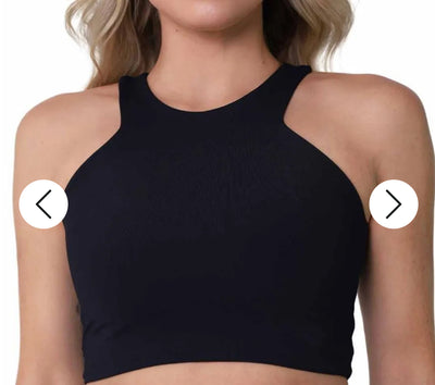 Top Trapézio Glossy Preto