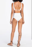 Top Deep V & Tanga Hot Pant Slim - LubyLu